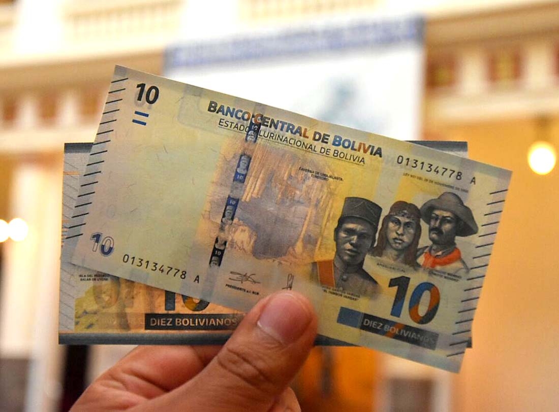 Billete de 10 bolivianos es premiado como mejor de latinoamérica