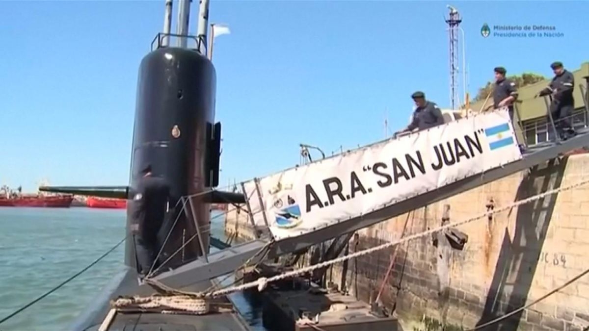 Un año después es hallado los restos del submarino 