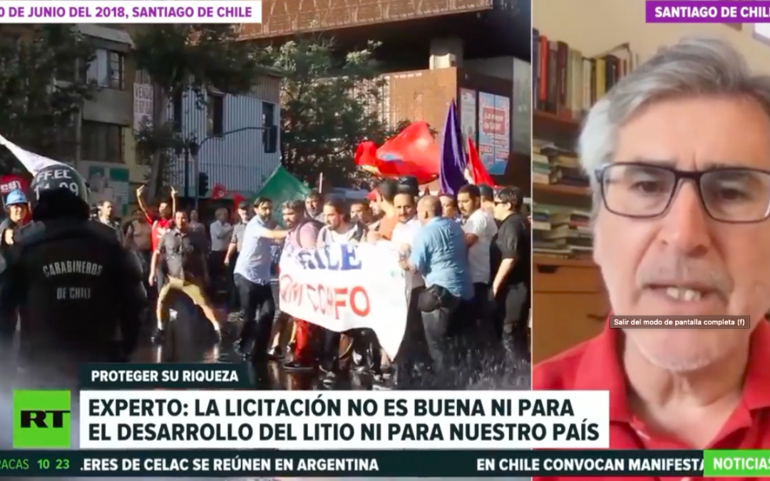 Convocan marchas por todo el país chileno contra la iniciativa de licitación del litio al sector privado