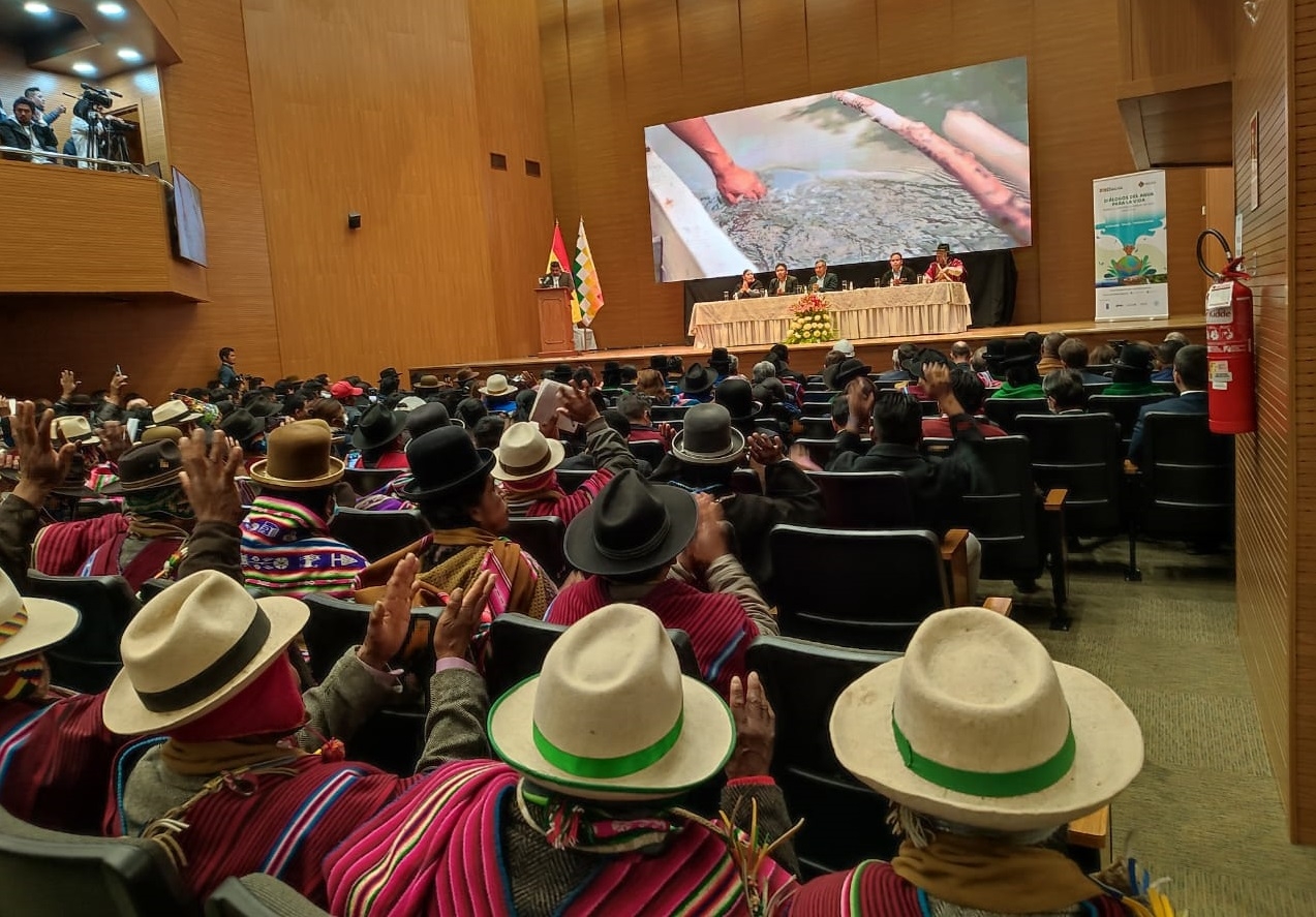 Bolivia lleva 12 propuestas para la Conferencia Mundial del Agua en Nueva York