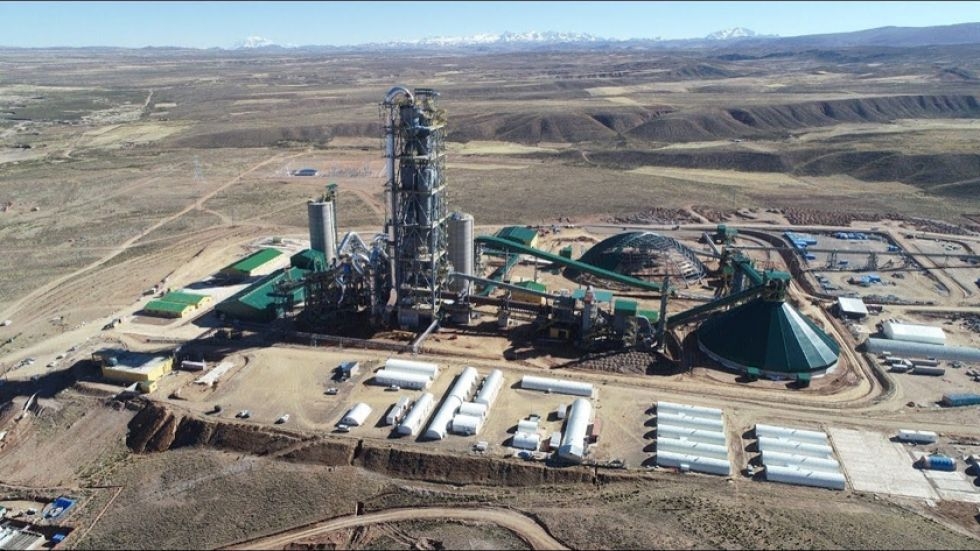 Ecebol confirma que la construcción de la planta industrial de cemento en Potosí ya tiene 92% de avance físico