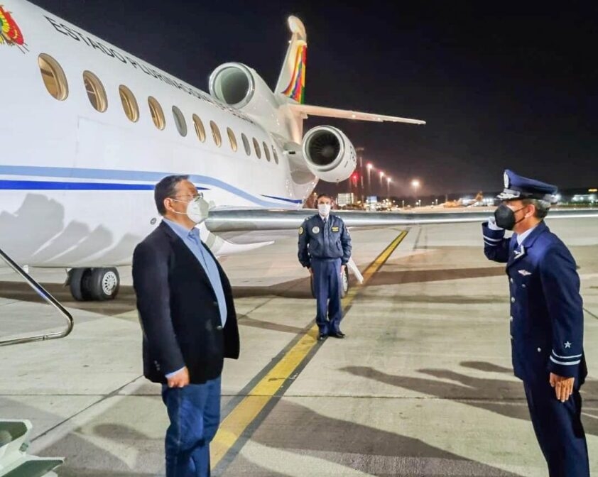 Presidente Luis Arce viaja a reunión de presidentes de América del Sur con el mensaje de mayor integración 