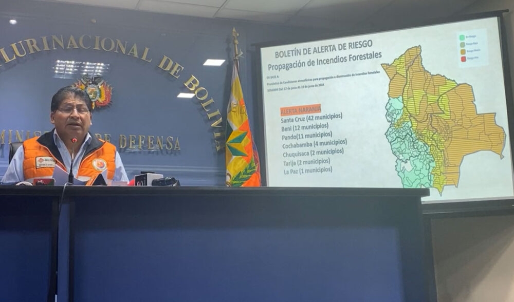 Alerta naranja por riesgo de incendios forestales en 74 municipios del país, por la cantidad de focos de calor
